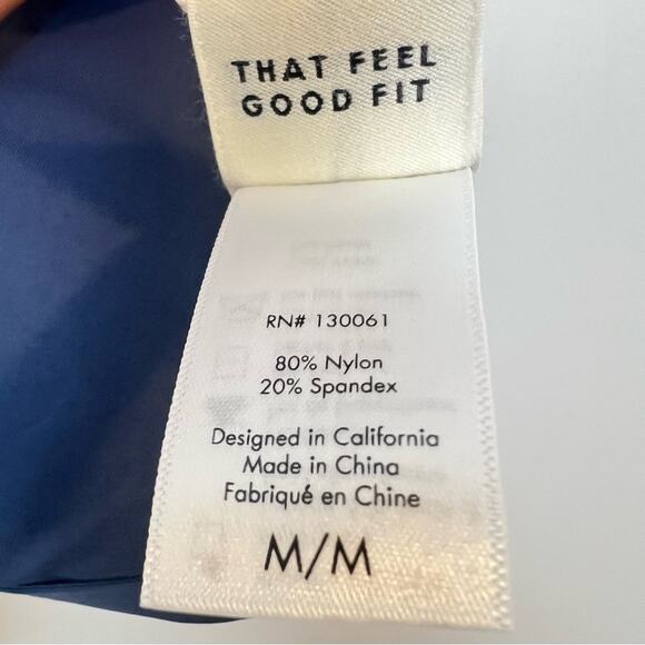 NWT l*space Finneas Bikini Top Slate Lily sz M Triangle Bralette Adjustable Chic - Picture 5 of 7